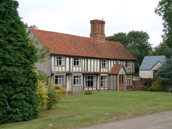 A large Tudor farmhouse